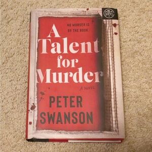 A Talent for Murder by Peter Swanson Hardcover Book of the Month Edition